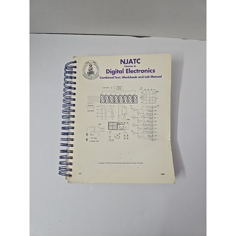 NJACT Course In Digital Electronics 1994 Combined Textbook, Workbook, Manual